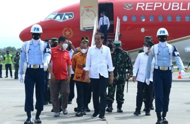 Tiba di Papua, Jokowi Nonton Pertandingan di Peparnas XVI