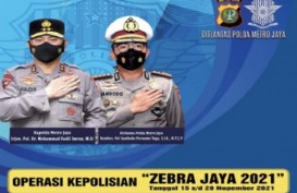 Polda Metro Jaya Gelar Operasi Zebra Jaya 2021 Mulai Hari Ini hingga 28 November 