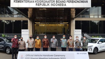 Jadi Kendaraan Resmi G20 Indonesia, Hyundai Serahkan 42 Mobil Listrik ke Pemerintah