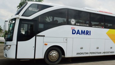 Keren! DAMRI Uji Coba Bus Listrik di Bandara Soekarno-Hatta