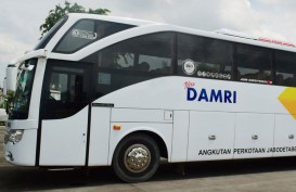 Keren! DAMRI Uji Coba Bus Listrik di Bandara Soekarno-Hatta