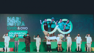 Grab dan OVO Berikan Apresiasi Rp20 Miliar di Hari Mitra Grab