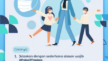 Tips Agar Anak Terbiasa #PakaiMasker Saat Keluar Rumah