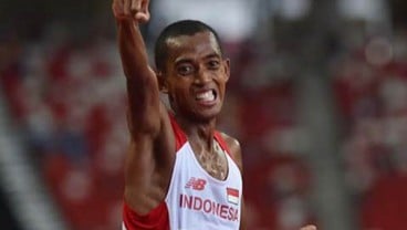 Agus Prayogo dan Odekta Naibaho Juara Borobudur Marathon 2021