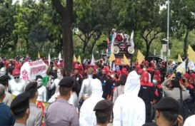 KSPI Kembali Sebut Anies Presiden Saat Demo di Balai Kota DKI
