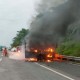 Bus Jurusan Tangerang-Yogyakarta Terbakar di Tol Semarang