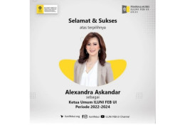 Tok! Wadirut Mandiri Alexandra Askandar Terpilih jadi Ketum Iluni FEB UI 2022-2024