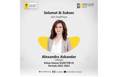 Tok! Wadirut Mandiri Alexandra Askandar Terpilih jadi Ketum Iluni FEB UI 2022-2024