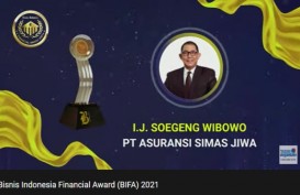 Bos Simas Jiwa Soegeng Wibowo Sabet Best CEO Industri Asuransi di BIFA 2021