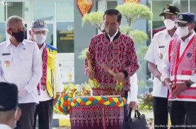 Diresmikan Jokowi, Bandara Tebelian Bernilai Rp580…