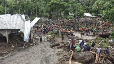 448 Rumah Rusak Akibat Banjir Bandang di Lombok