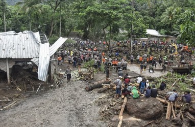 448 Rumah Rusak Akibat Banjir Bandang di Lombok