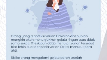 Orang Terinfeksi Varian Omicron Cenderung Alami Gejala Ringan dan OTG