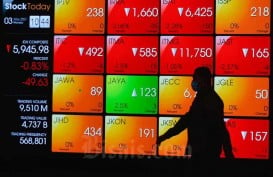 10 Saham Top Losers Sepekan, Saham-Saham Turun di Atas 15 Persen