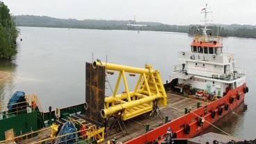 Platform Dolphin PT Pertamina EP (PEP) Tarakan Fied Dilayarkan Ke Pulau Bunyu