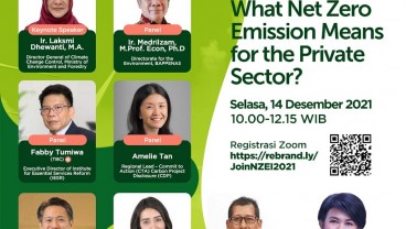 Upaya Swasta Dukung Indonesia Gapai Net Zero Emission