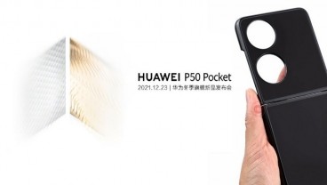 Bocoran Spesifikasi Huawei P50 Pocket, Pesaing Samsung Galaxy Z Flip