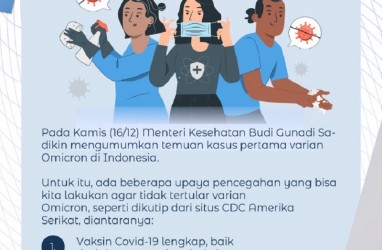 Ayo, Cegah Penyebaran Varian Omicron dengan 4 Hal Ini!