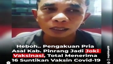 Viral Video Seorang Pria Mengku Jadi Joki Vaksinasi, Dapat Suntikan Vaksin Sebanyak 16 Kali