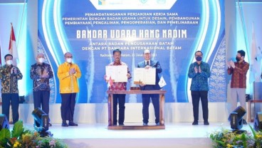 BP Batam dan BUP Konsorsium Angkasa Pura I - IIAC - WIKA Tandatangani Perjanjian Kerja Sama Pengelolaan Bandara Batam