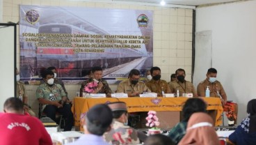 Reaktivasi Jalur Kereta Api ke Pelabuhan Tanjung Emas Berlanjut