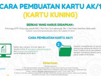 Syarat dan Cara Membuat Kartu Kuning untuk Pencari Kerja