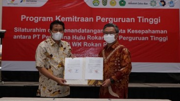 Kembangkan SDM Riau, PHR Tanda Tangani Nota Kesepahaman dengan 5 Perguruan Tinggi