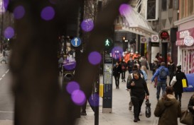 Jelang Natal, Pusat Perbelanjaan di London Sepi Akibat Ancaman Omicron