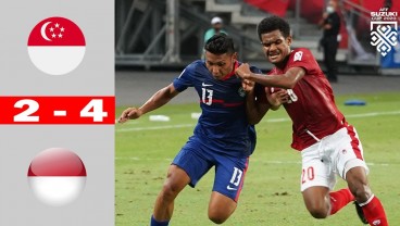 Video Kemenangan Dramatis Indonesia vs Singapura di Semifinal Piala AFF