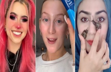 Kaleidoskop 2021: 7 Tren Kecantikan Teraneh di TikTok