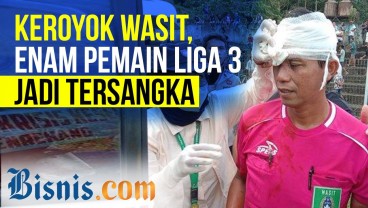 Buntut Keroyok Wasit, Enam Pemain Liga 3 Jadi Tersangka!