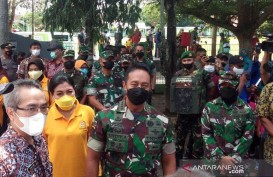 Tinjau Vaksinasi Covid-19 Anak 6-11 Tahun, Panglima TNI Ingin Pastikan Prosesnya Lancar