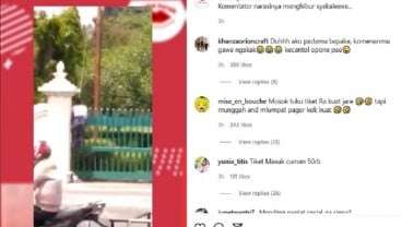 Gegara Tak Punya Tiket, Pasangan WNA Ini Nekat Panjat Pagar Candi Prambanan