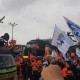 Ribuan Buruh Demo Geruduk DPR Desak Setop Bahas UU Cipta Kerja