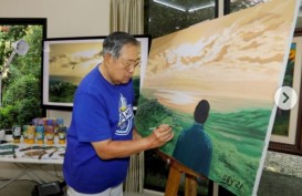 SBY Pamerkan 3 Lukisan Terbarunya Usai Pulih dari Kanker Prostat
