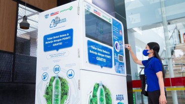 Danone-AQUA Rilis Mesin Tukar Botol Plastik Jadi Uang Elektronik, Ini Cara Dapatnya