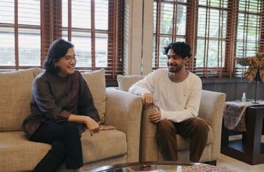 Sri Mulyani Bertemu Reza Rahadian, Bahas Beasiswa Perfilman