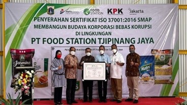 Food Station Raih Sertifikat SMAP, Cegah Suap dan Korupsi 