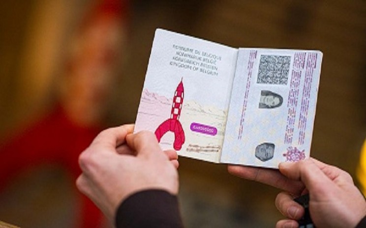 Paspor Belgia Baru dengan Desain Unik Komik Tintin