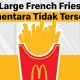 Sedih Banget! Large French Fries Tak Lagi Tersedia di McDonald's