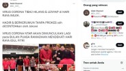 Cek Fakta: Beredar Foto Presiden Jokowi Rayakan Imlek Tanpa Masker