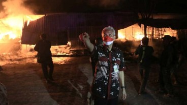 Relokasi Pasar Johar Terbakar, Ganjar Minta Pedagang Diprioritaskan