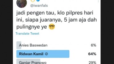 Iwan Fals Bikin Polling Pilpres, Ridwan Kamil Paling Banyak Dipilih