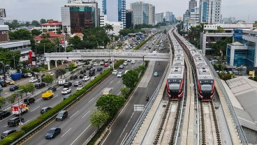 Terapkan Jaga Jarak, LRT Tetap Bisa Angkut 137.000 Penumpang per Hari