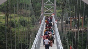 Jembatan Gantung di Klaten Ramai Dikunjungi Wisatawan, Ada Homestay dan Gondola