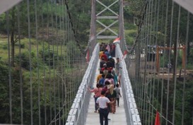 Jembatan Gantung di Klaten Ramai Dikunjungi Wisatawan, Ada Homestay dan Gondola