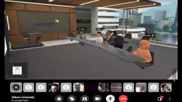 Canggih! Angkasa Pura II dan Telkom University Gelar Rapat Virtual di Metaverse 