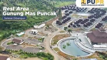 Rest Area Gunung Mas Puncak Selesai Dibangun, Bisa Tampung 516 Pedagang