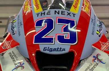 Kolaborasi dengan Gresini Racing, Wonderful Indonesia Mejeng di MotoGP 2022