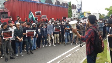 Buntut Penangkapan Warga Wadas, Kantor BBWS dan Polda DIY Didemo